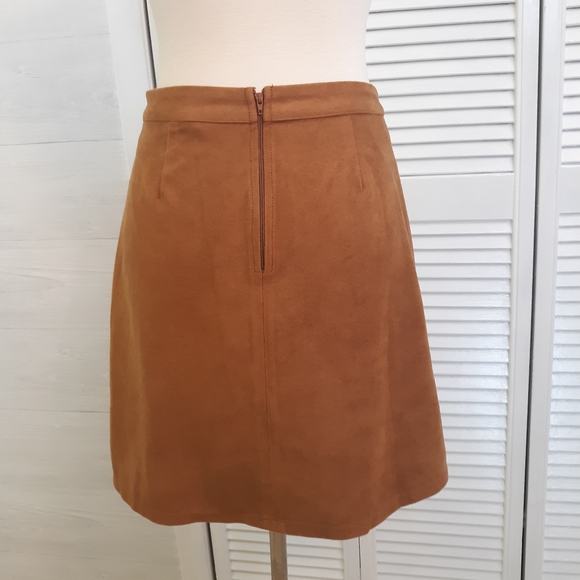 Sans Souci faux suede skirt sz small *Z - Picture 3 of 5